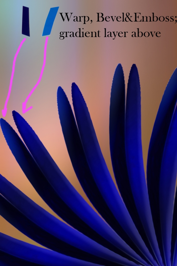 Creation of Blue Wings: Step 3